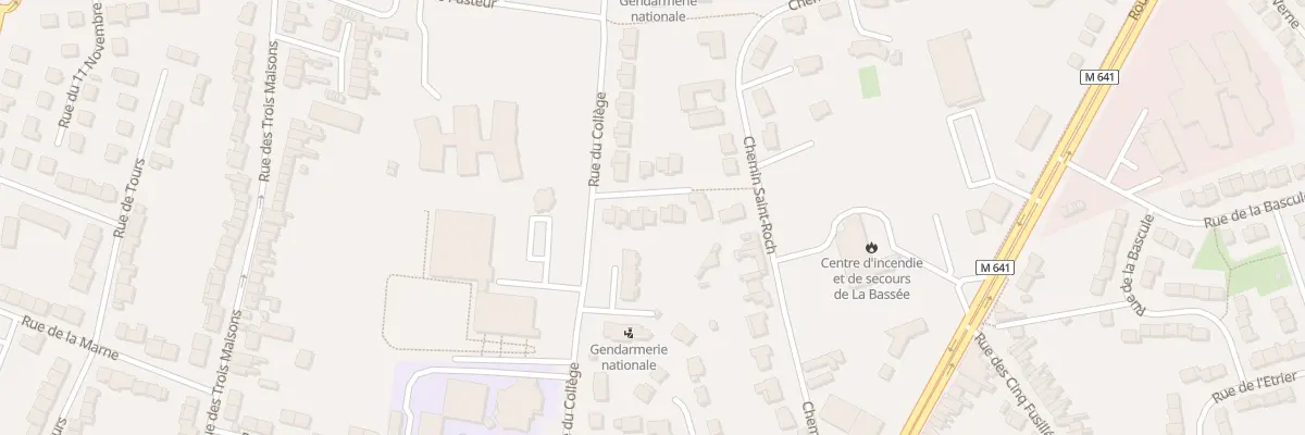 Plan du 16 Res Les Glaieuls Rue du Colleg à La Bassée