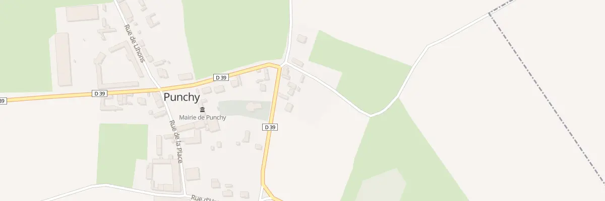 Plan du 5 Rue Quenescourt à Punchy