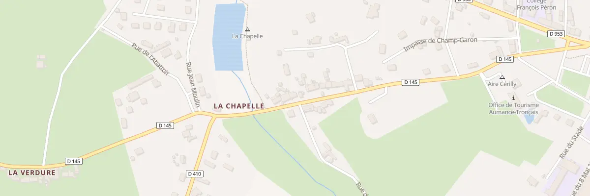 Plan du 32 Rue de la Chapelle à Cérilly
