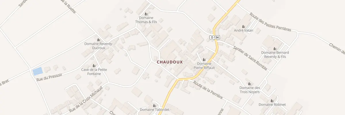 Plan du 6 Rue des Tonneliers Chaudoux à Verdigny