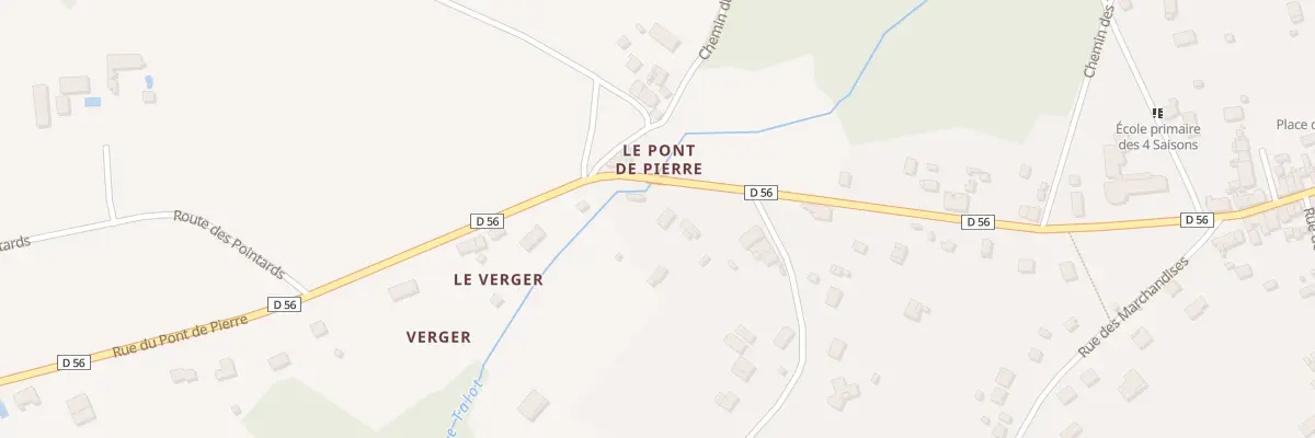 Plan du 17 Le Pont de Pierre à Sainte-Geneviève-des-Bois
