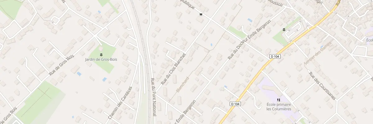 Plan du 17 Rue du Clos Blanchet à Moret-Loing-et-Orvanne