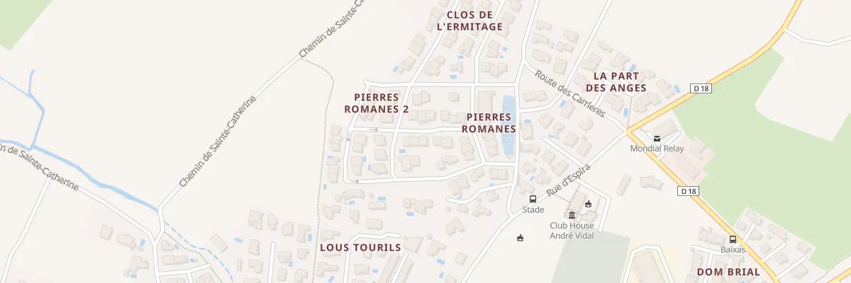 Plan du 5 Rue Pierre Moreels à Baixas
