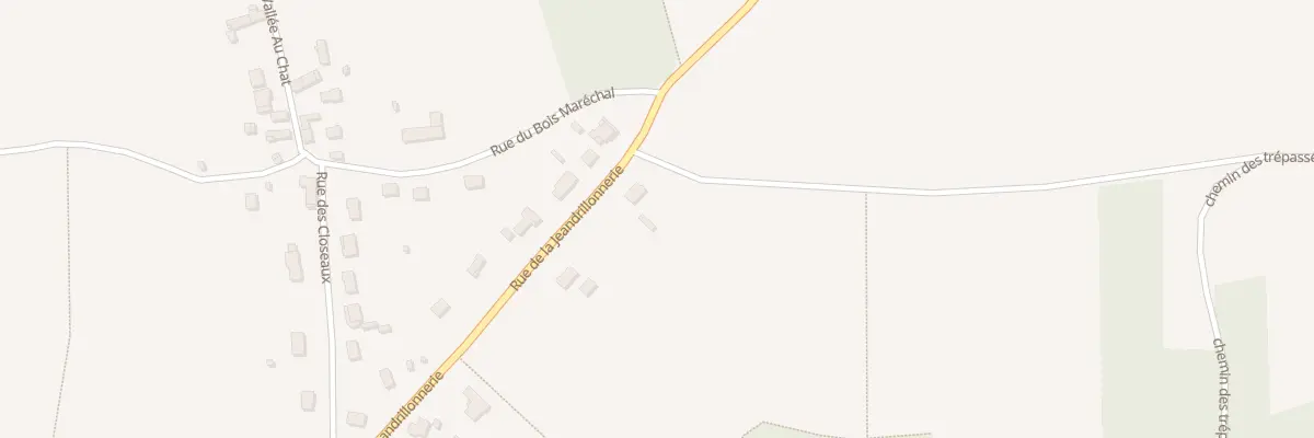Plan du 1 Rue de la Jeandrillonnerie à Bransles