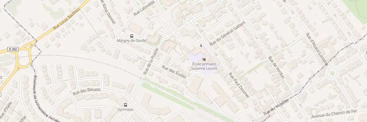 Plan du 45 Rue des Ecoles à Margny-lès-Compiègne