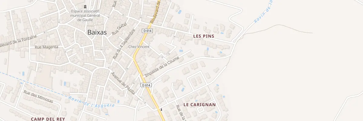 Plan du 9001 Imp de la Coume à Baixas