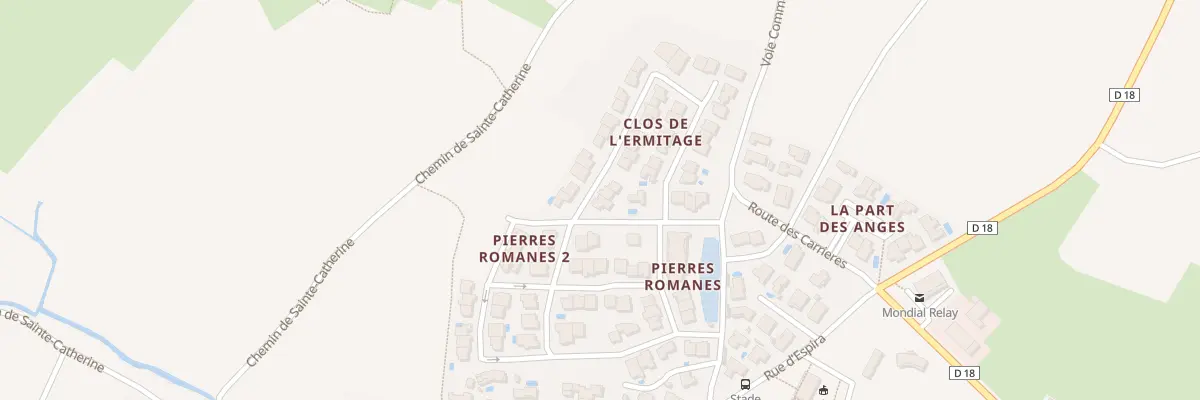 Plan du 33 Rue du Clos de l’ermitage à Baixas