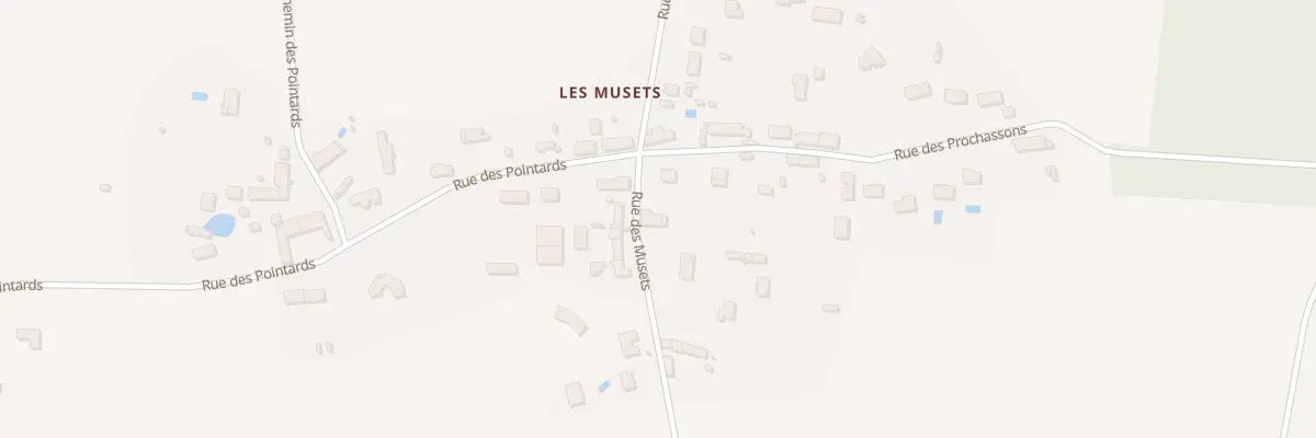 Plan du 498 Rue des Musets à Amilly