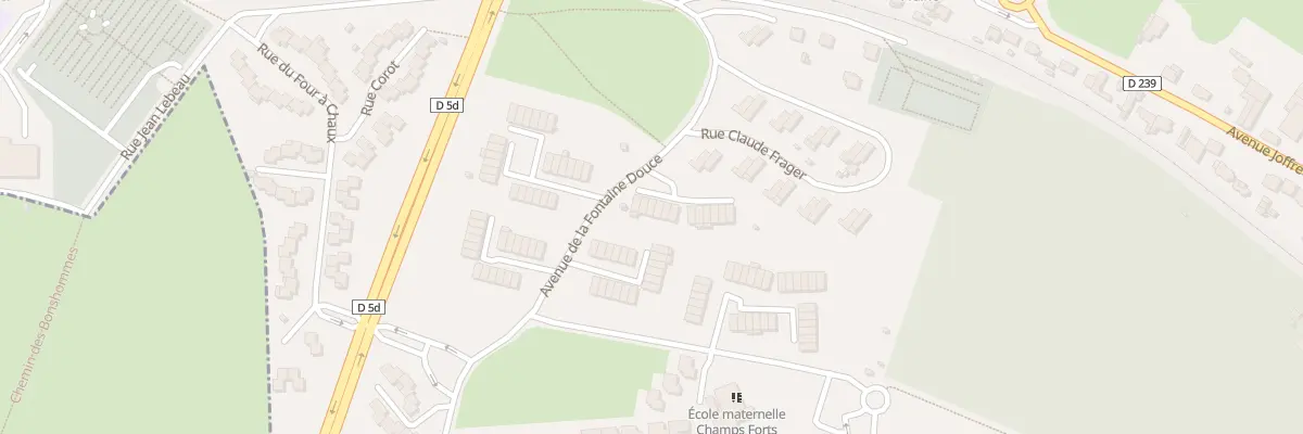 Plan du 8 Rue Henri Moissant à Esbly