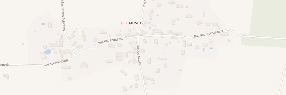 Plan du 498B Rue des Musets à Amilly