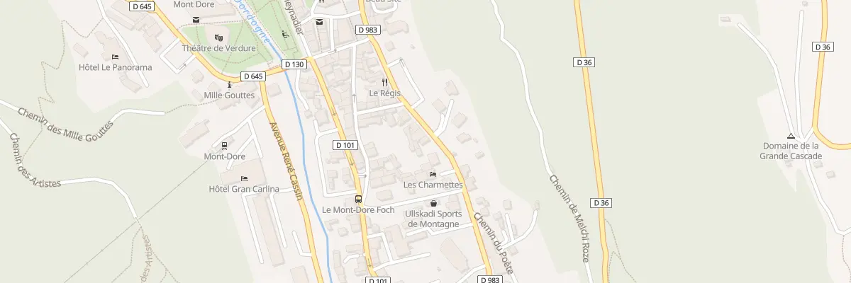 Plan du 26T Av Georges Clémenceau à Mont-Dore
