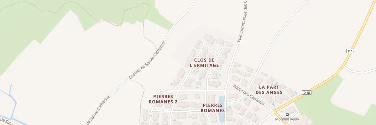 Plan du 38 Rue du Clos de l’ermitage à Baixas