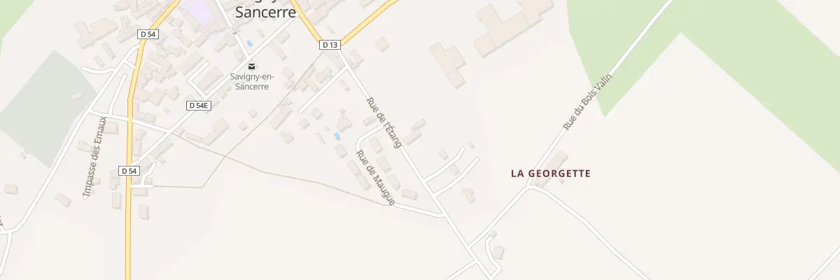 Plan du 2 Rue de l’Etang à Savigny-en-Sancerre