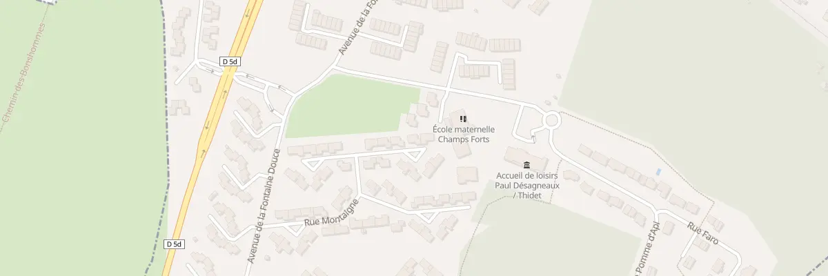 Plan du 60 Rue Montaigne à Esbly