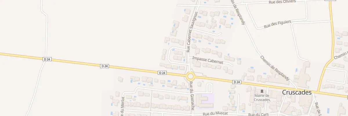 Plan du 4 Rue du Terret à Cruscades