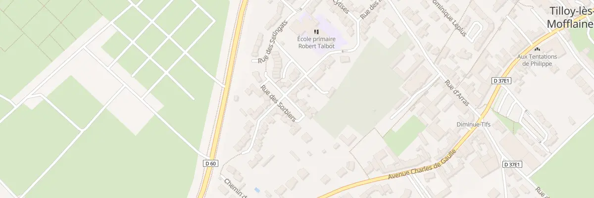 Plan du 3 Rue des Sorbiers à Tilloy-lès-Mofflaines