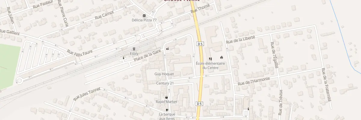 Plan du 9 Rue du Gen Leclerc à Esbly
