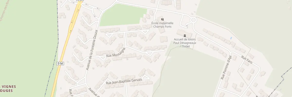 Plan du 38 Rue Montaigne à Esbly