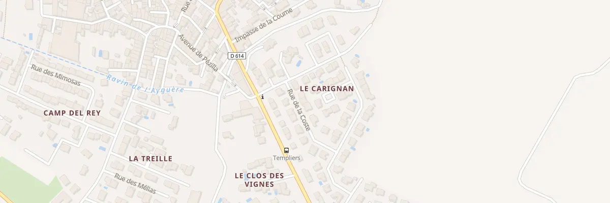 Plan du 3 Rue de la Coste à Baixas
