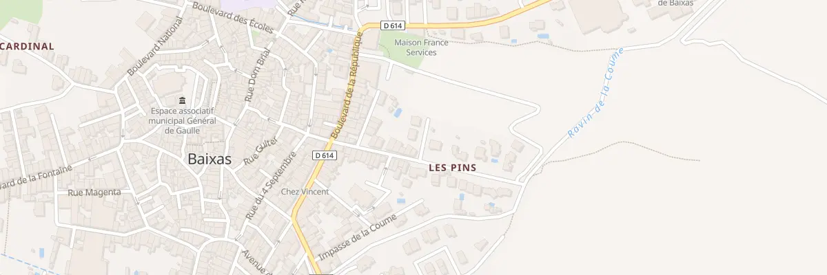 Plan du 7 Imp des Pins à Baixas