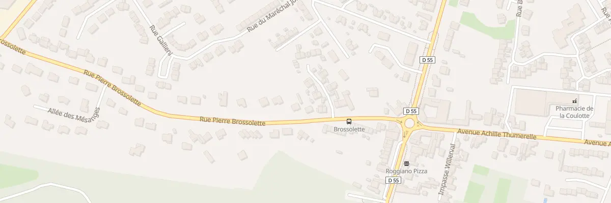 Plan du 20 Rue Pierre Brossolette à Avion