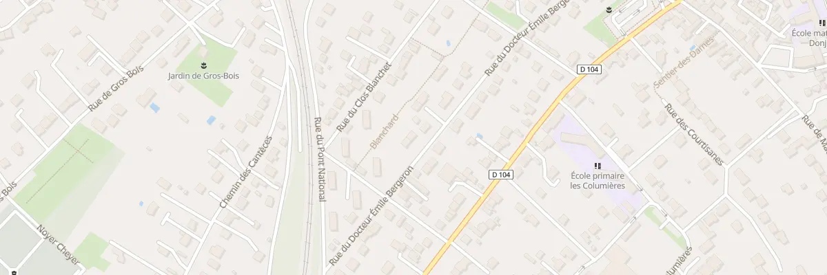 Plan du 34 Rue du Dr Emile Bergeron à Moret-Loing-et-Orvanne
