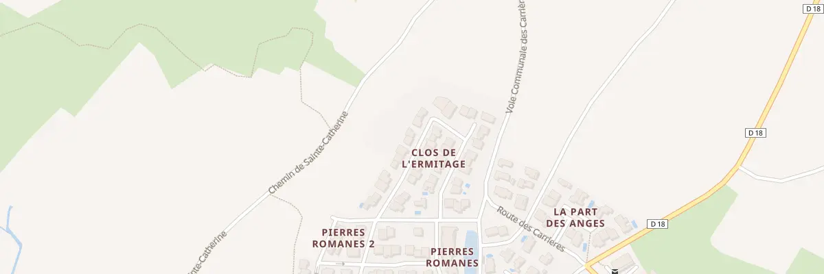 Plan du 32 Rue du Clos de l’ermitage à Baixas