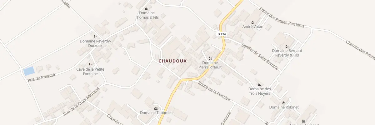 Plan du 58 Chaudoux à Verdigny