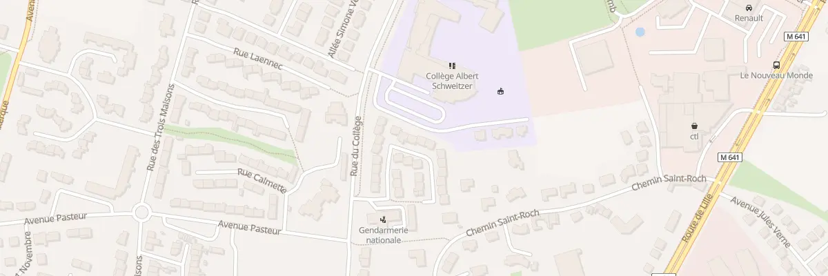 Plan du 11 Rue Pierre et Marie Curie à La Bassée