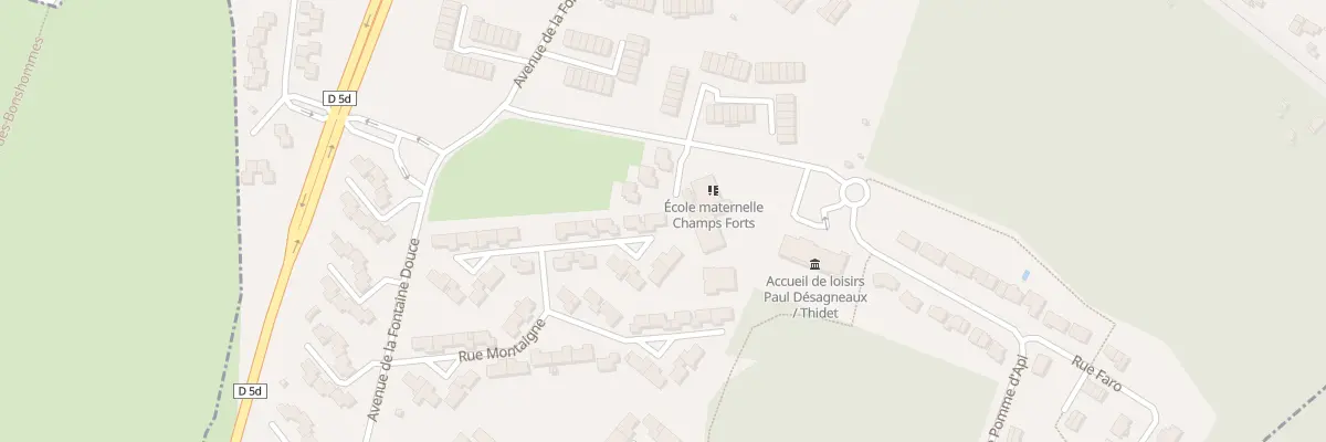 Plan du 58 Rue Montaigne à Esbly