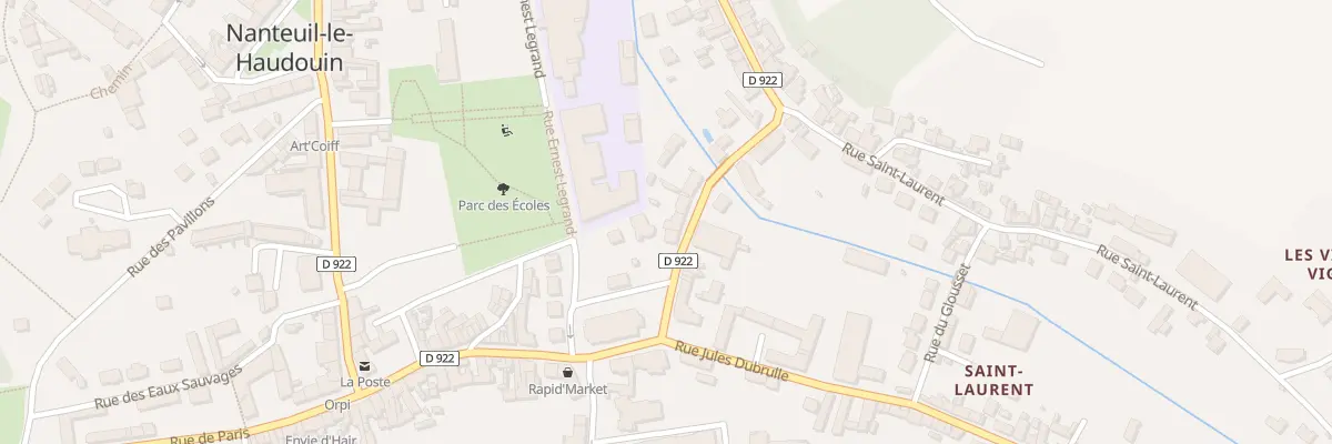 Plan du 3 Rue du Puiseau à Nanteuil-le-Haudouin