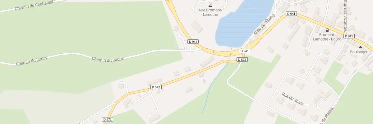 Plan du 8 Rue de Cisternes à Bromont-Lamothe