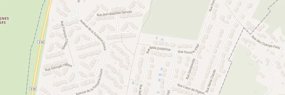 Plan du 9 Rue Belle Josephine à Esbly