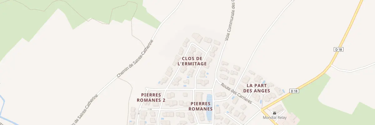 Plan du 21 Rue du Clos de l’ermitage à Baixas