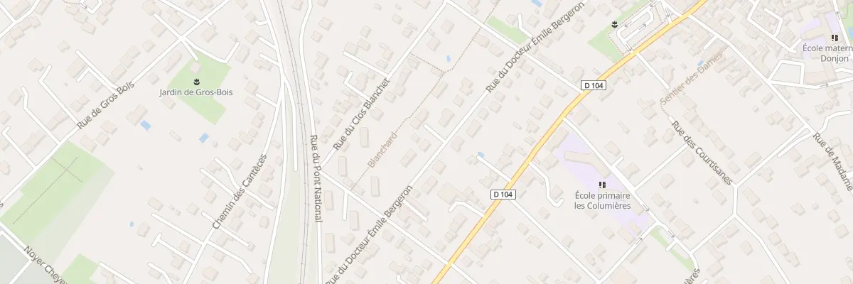 Plan du 32 Rue du Dr Emile Bergeron à Moret-Loing-et-Orvanne