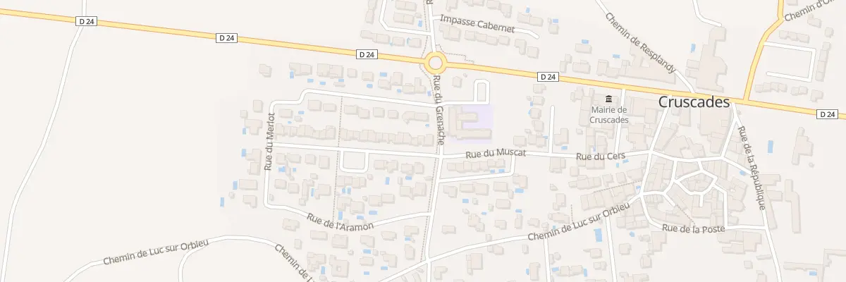 Plan du 4 Rue de la Syrah à Cruscades