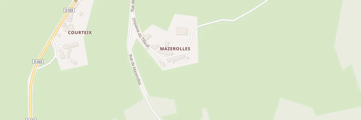 Plan du 5022 Mazerolles à Sauret-Besserve