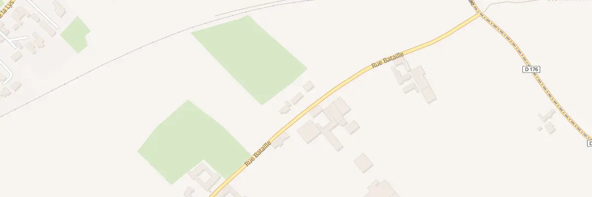 Plan du 2929 Rue Bataille à Sailly-sur-la-Lys
