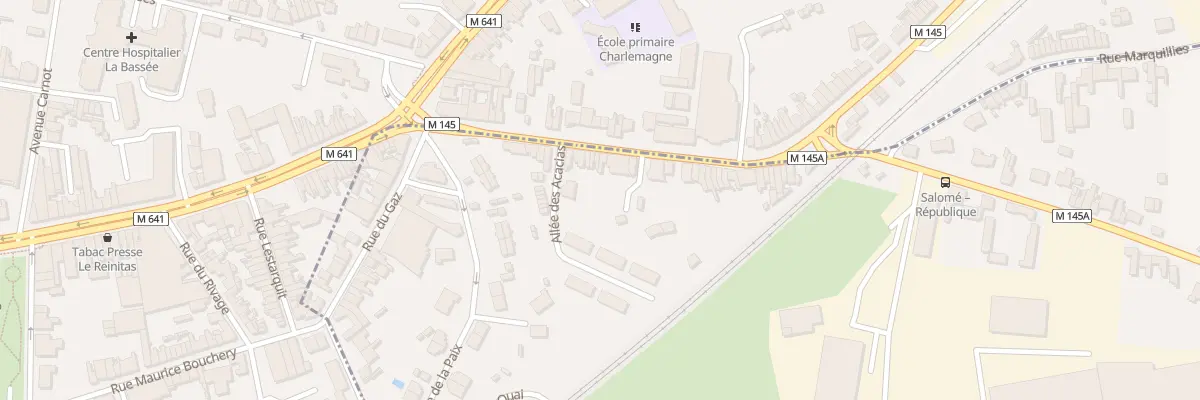 Plan du 24 Rue Gabriel Péri à Salomé