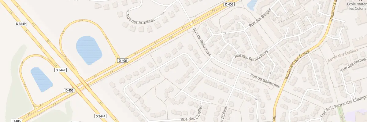 Plan du 15 Rue des Cinelles à Bailly-Romainvilliers