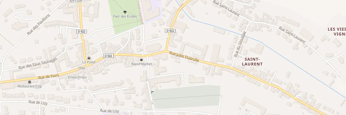 Plan du 2 Rue Jules Dubrulle à Nanteuil-le-Haudouin
