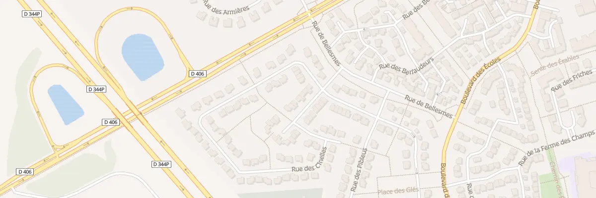 Plan du 8 Rue des Legnots à Bailly-Romainvilliers