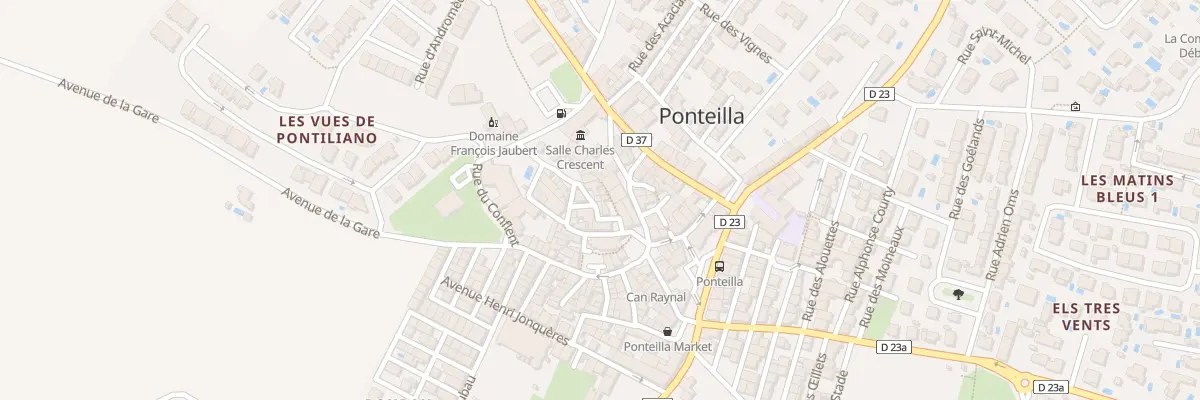 Plan du 6 Rue du Vallespir à Ponteilla