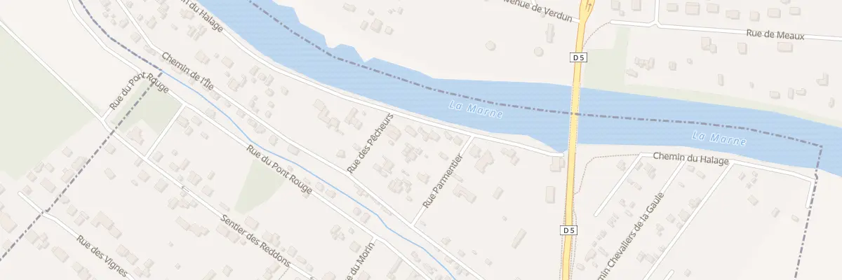 Plan du 23 Che du Halage à Esbly