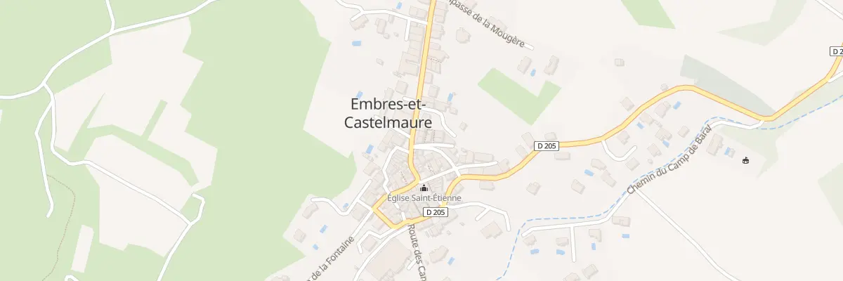 Plan du 1 Rue des Aires à Embres-et-Castelmaure