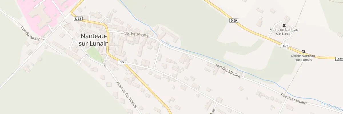 Plan du 67 Rue des Moulins à Nanteau-sur-Lunain