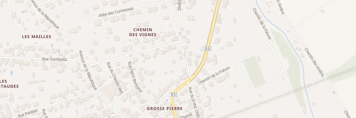 Plan du 7 Rue des Vignes à Esbly