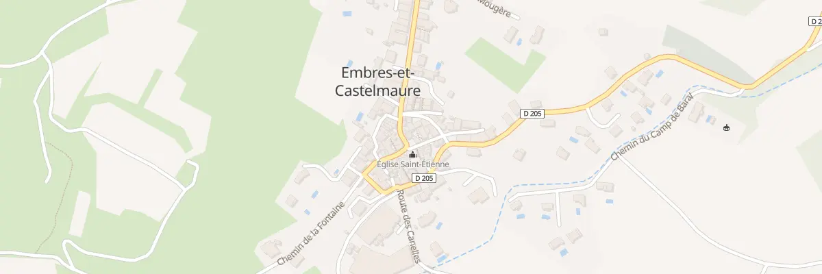 Plan du 16 Rue du Centre à Embres-et-Castelmaure