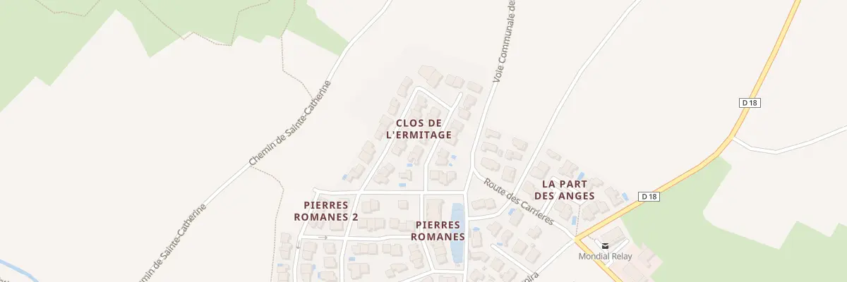Plan du 5 Rue du Clos de l’ermitage à Baixas