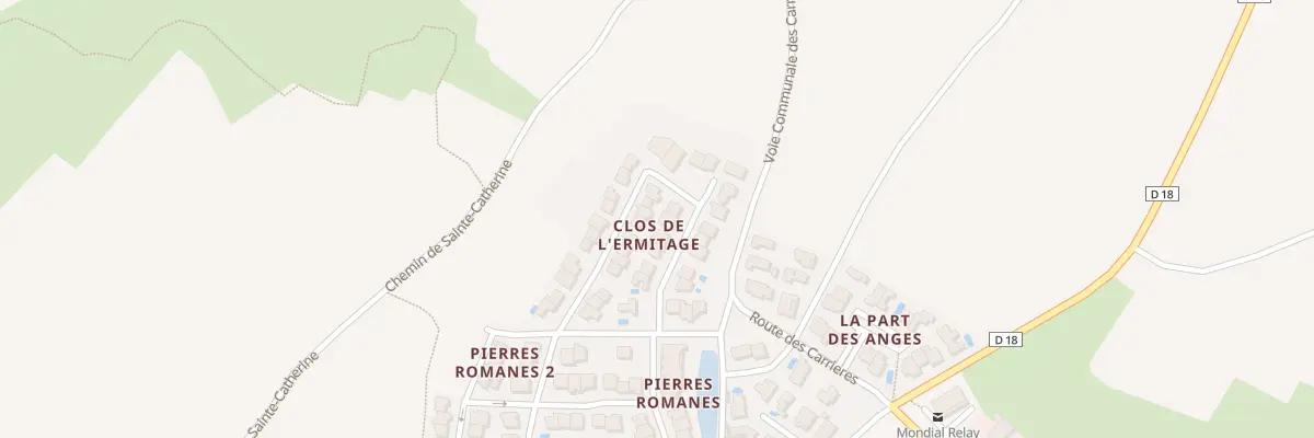 Plan du 17 Rue du Clos de l’ermitage à Baixas